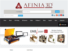 Tablet Screenshot of afinia.com